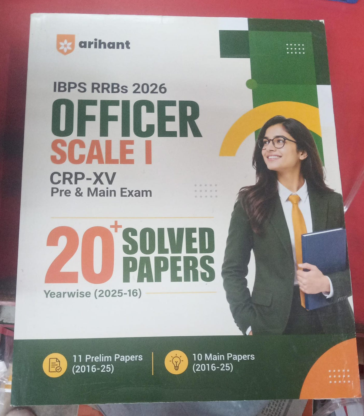 Arihant IBPS RRBs 2026 Officer Scale I CRP-XV Pre & Main Exam 20+ Solved Papers (English)
