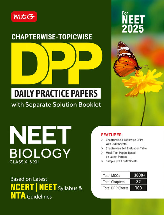Chapterwise Topicwise DPP NEET Biology (Daily Practice Papers) With Solution Booklet