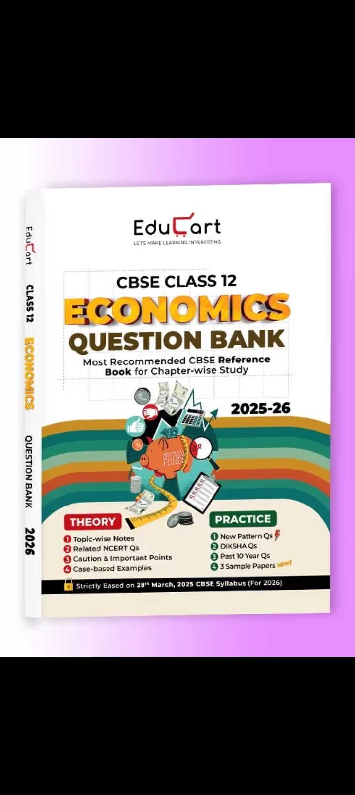 Educart CBSE Question Bank Class 12 Economics 2025-26 (As per latest CBSE Syllabus