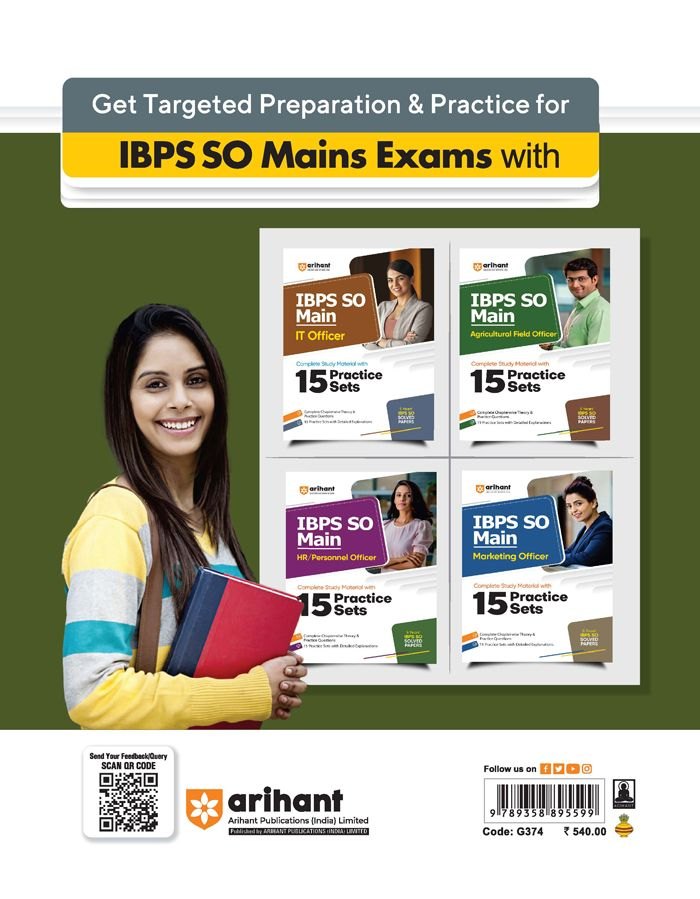 IBPS SO Specialist Officer Pre. Exam | 15 Practice Sets | English Medium