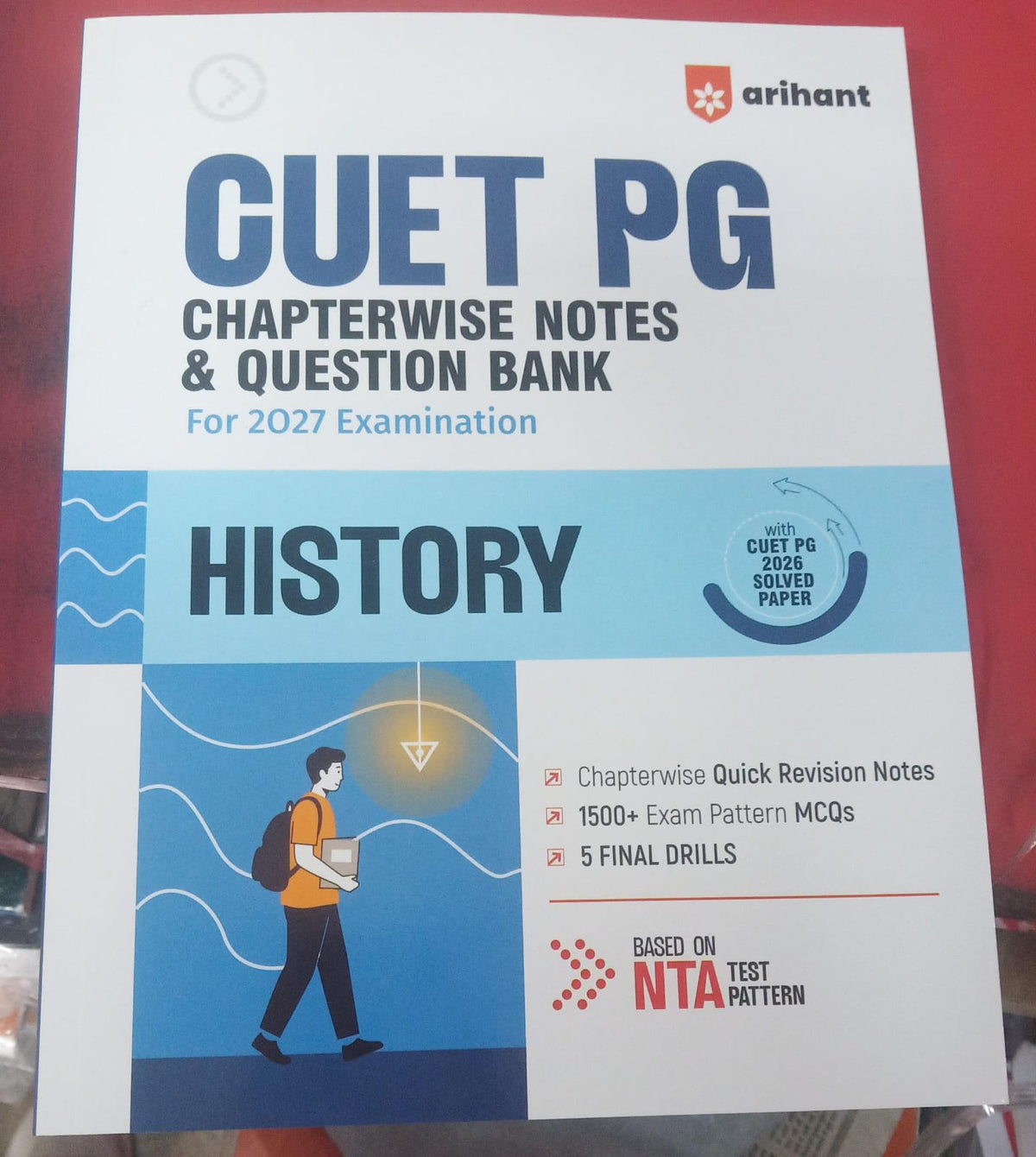 Arihant CUET PG History Chapterwise Notes & Question Bank for 2027 Examination