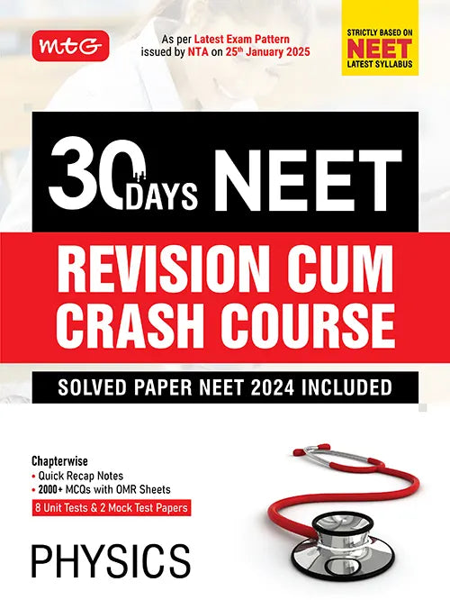 30 Days Crash Course Physics for NEET 2025 Exam