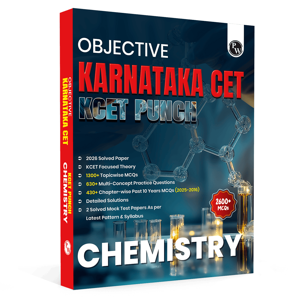 PW Karnataka CET (KCET) Objective NCERT Punch Chemistry For KCET 2027 Exam l Topicwise Theory with 2650+ MCQs | KCET 10 Years PYQs and Mock Tests
By PW