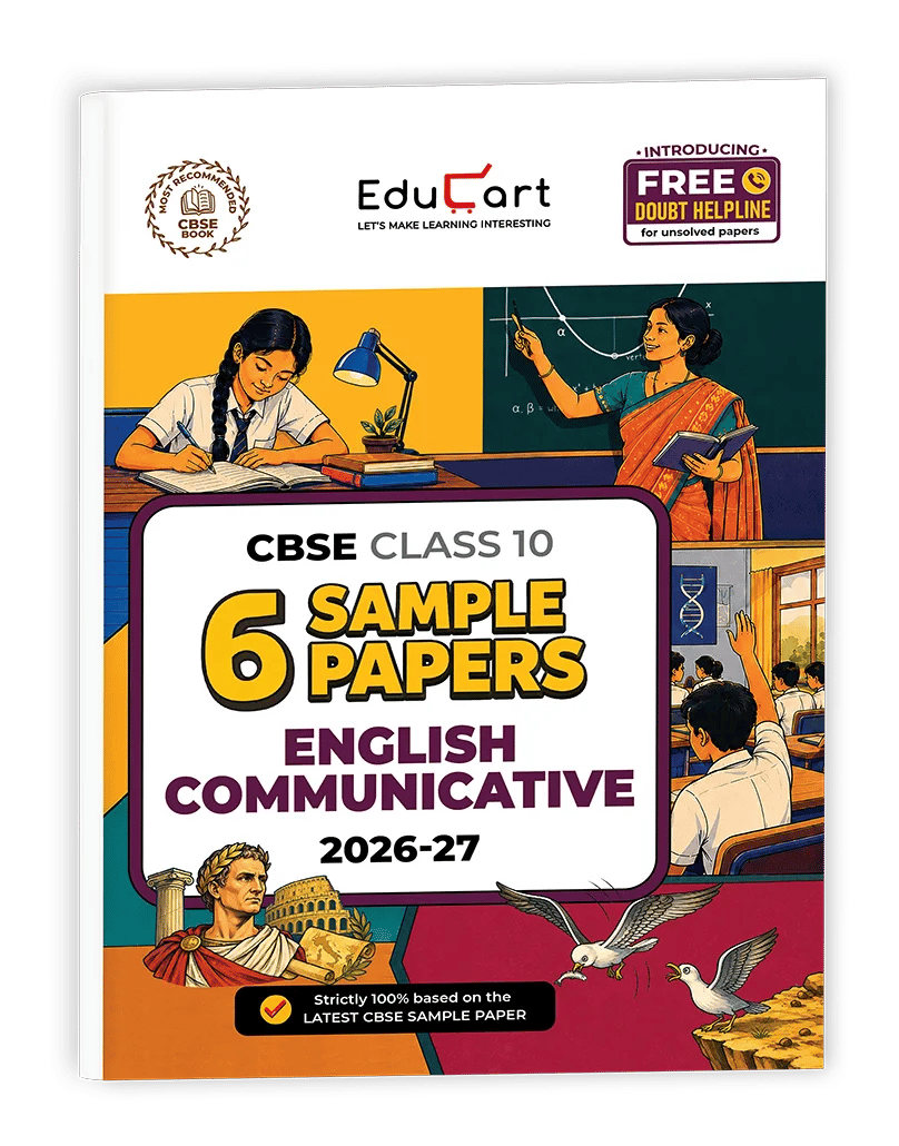 Educart CBSE Class 10 6 Sample Papers English Communicative 2026-27