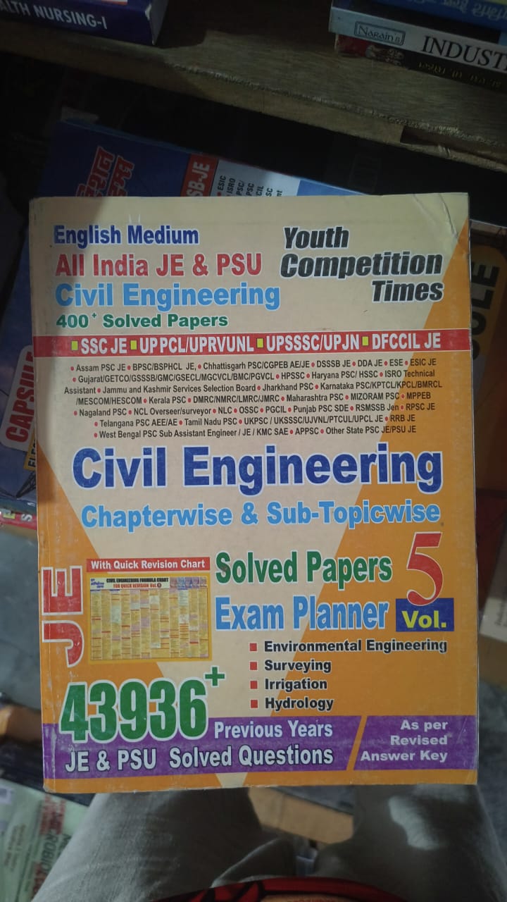 Civil Engineering Chapterwise & Sub-Topicwise Solved Papers Exam Planner (JE) Vol. 5