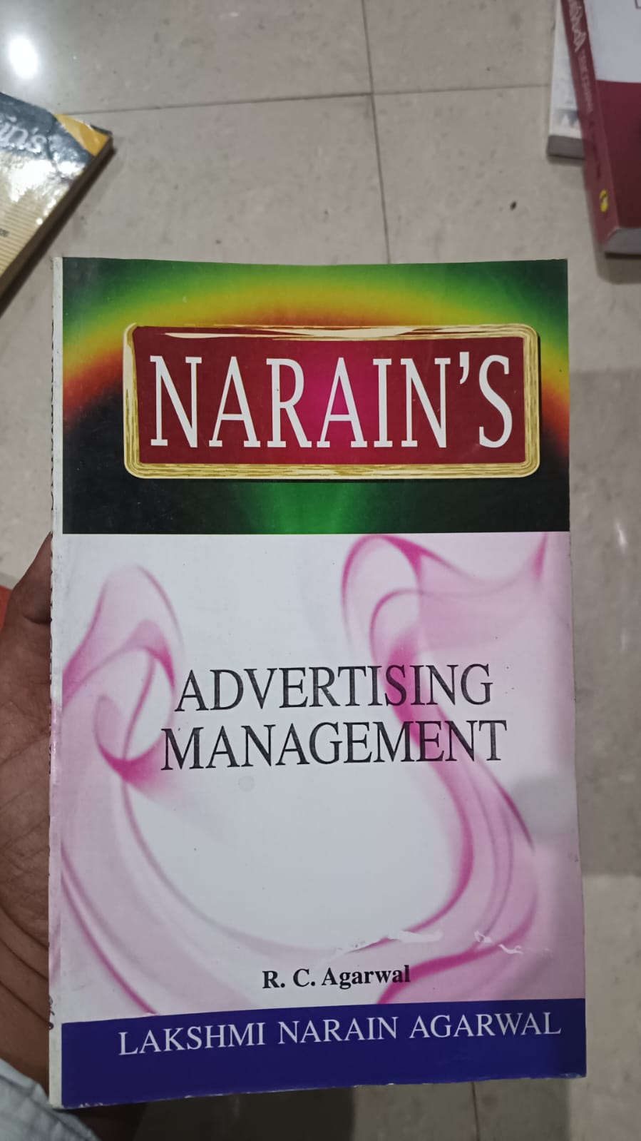 Narain's Advertising Management (Pink Cover)