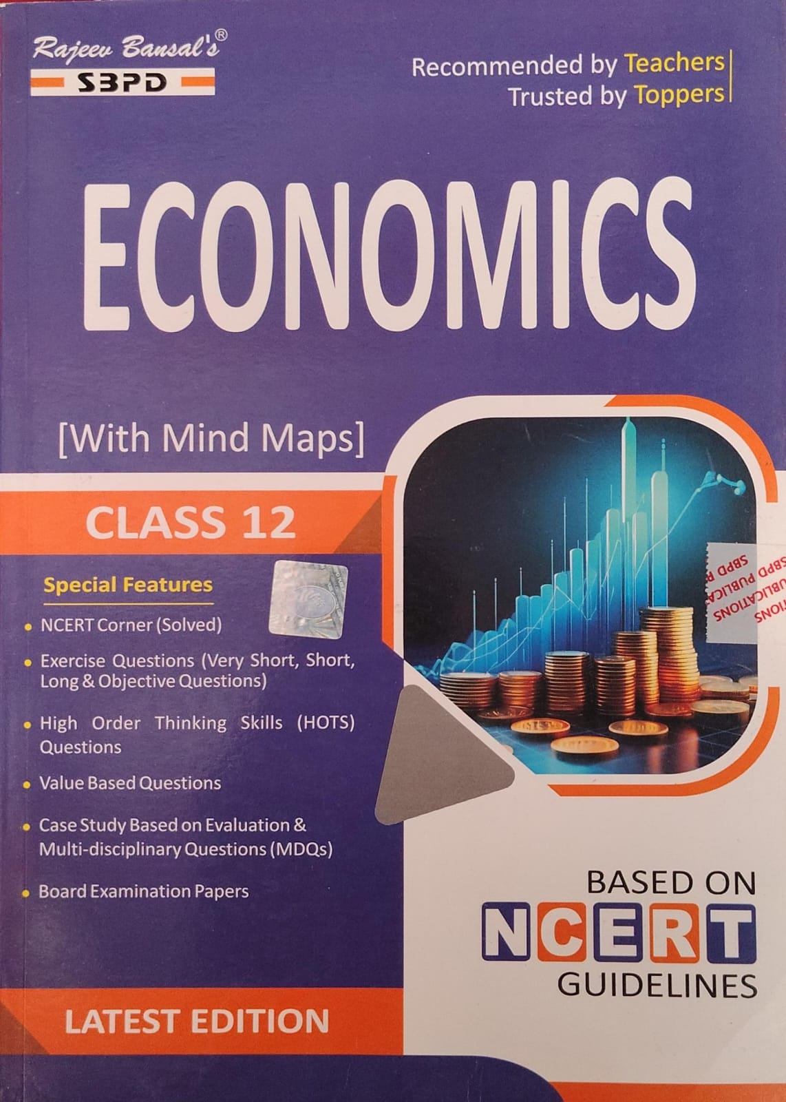 Rajeev Bansal's SBPD Economics for Class 12 - With Mind Maps, Based on NCERT Guidelines, Latest Edition(JAC)