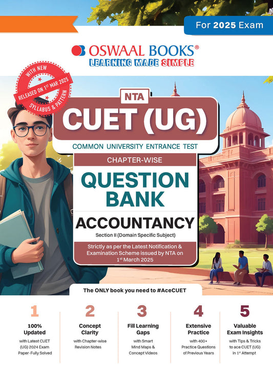 NTA CUET (UG) Chapterwise Question Bank Accountancy (For 2025 Exam)| Oswaal