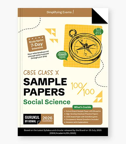 Social Science Sample Papers
CBSE Class 10 Exam 2026
By Oswal Publishers