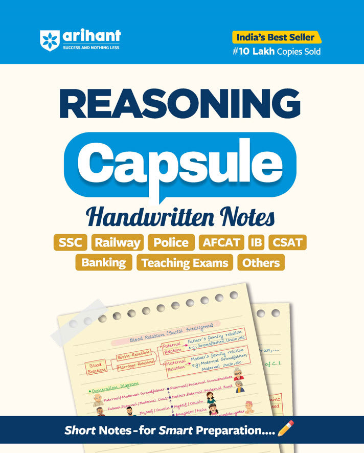 Reasoning Capsule Handwritten Notes | For SSC, Railway, Police, Banking, AFCAT, CSAT & Other Exams