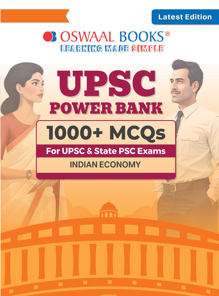 UPSC Power Bank:1000+ MCQs for UPSC and State PSCs Exams Indian Economy| Oswaal