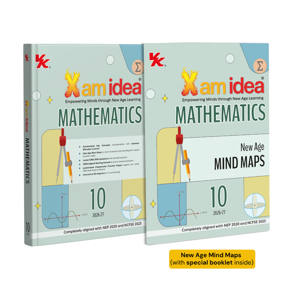 Xam idea Mathematics Class 10 | CBSE 2026–27 | NEP 2020 & NCF-SE 2023 Aligned | Mind Maps | NCERT & CBSE 2026 Questions | Competency-Based Questions | 2026 CBSE Exam Papers & Sample Paper