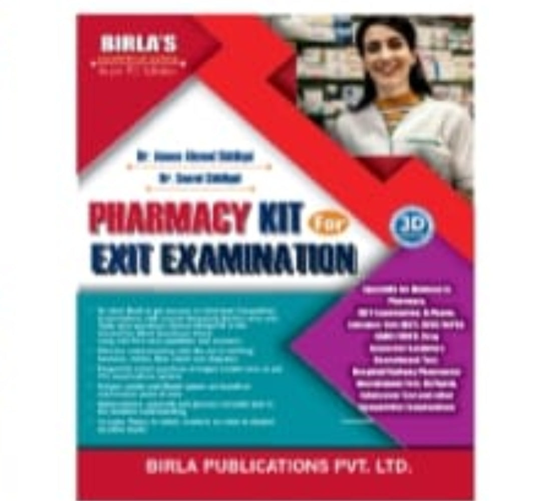 Pharmacy Kit for Exit Examination | Birla's | 3D | Birla Publications Pvt. Ltd.