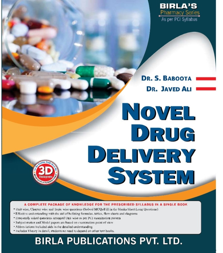 Novel Drug Delivery System | Dr. S. Baboota, Dr. Javed Ali | Birla's Pharmacy Series | As per PCI Syllabus | Birla Publications Pvt. Ltd.