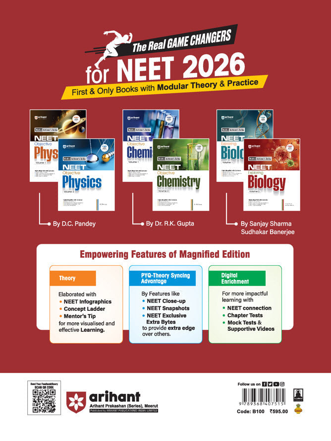 NEET Exploring (Objective ) Biology-Vol. 2 Medico Achiever's Series I Revised & Magnified Edition 2026 | By Sanjay Sharma & Sudhakar Banerjee