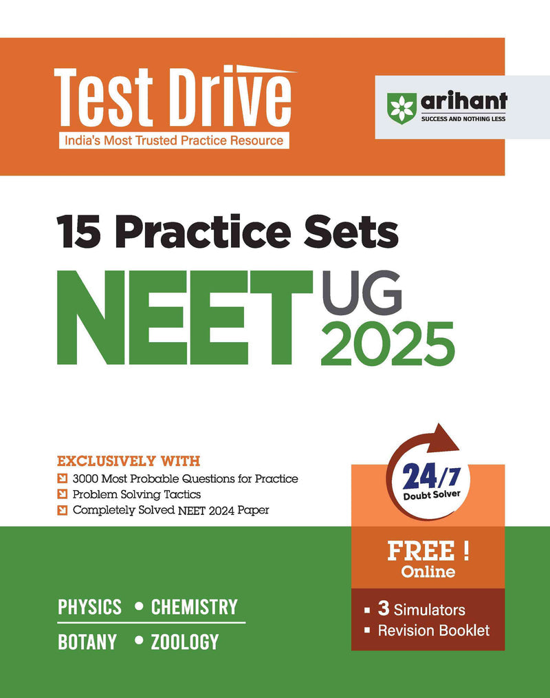 NEET UG 2025 Test Drive 15 Practice Sets | Arihant