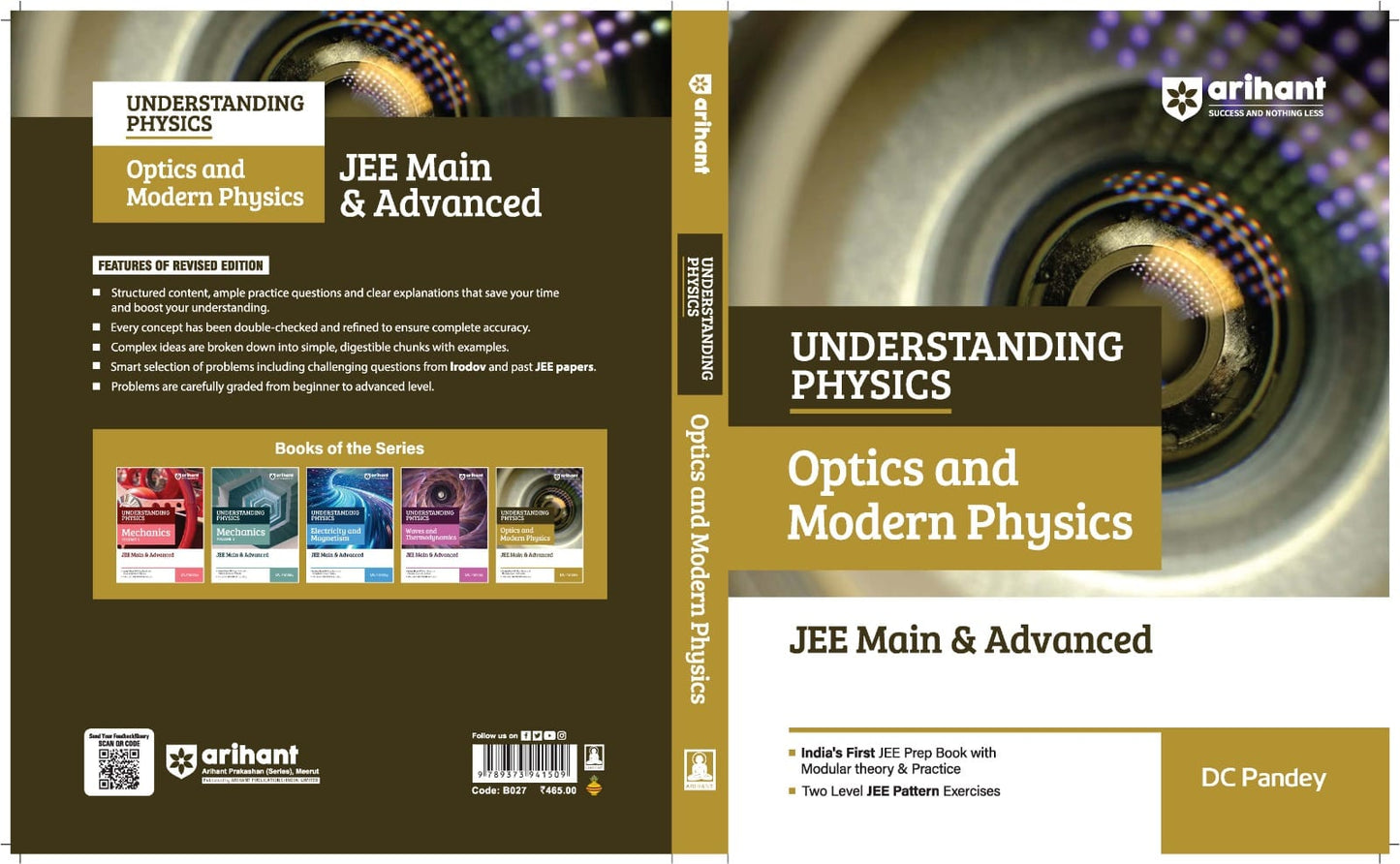 `Arihant Understanding Physics Optics and Modern Physics by DC Pandey | JEE Main & Advanced | Irodov Level Problems | Modular Theory`