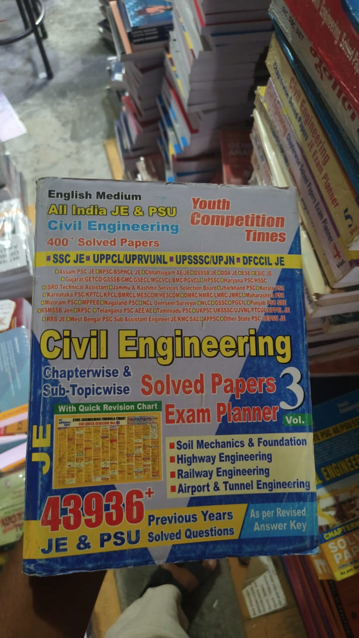Civil Engineering Chapterwise & Sub-Topicwise Solved Papers Exam Planner (JE) Vol. 3