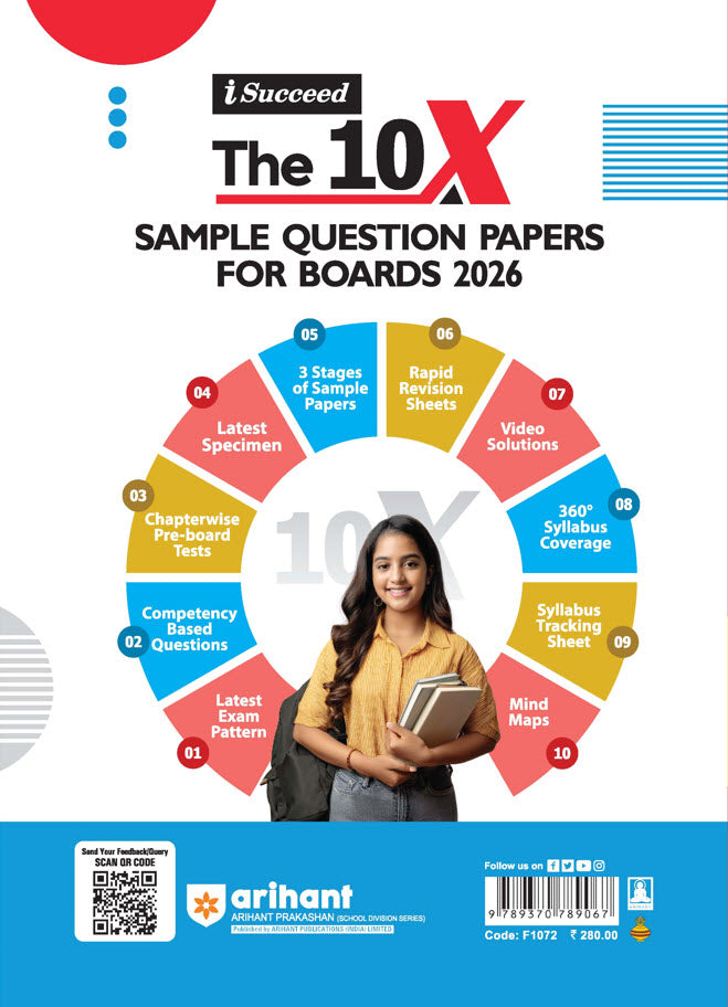 i-Succeed ICSE 2026 – Physics Class 10 | 15 Sample Question Papers | Based on Latest ICSE Syllabus | Includes Solved Specimen Paper, 2025 Board Paper & Council-style Answers
