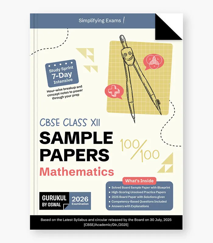 Maths Sample Papers
CBSE Class 12 Exam 2026