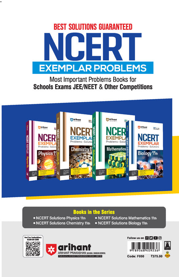 NCERT Solutions Mathematics Class 11th with Chapterwise Study Notes | English Medium