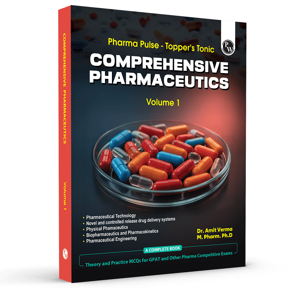 Pharma Pulse – Topper’s Tonic Comprehensive Pharmaceutics Volume 1 By Dr. Amit Verma | Theory and Practice MCQs for GPAT and Other Pharma Competitive Exam
By PW