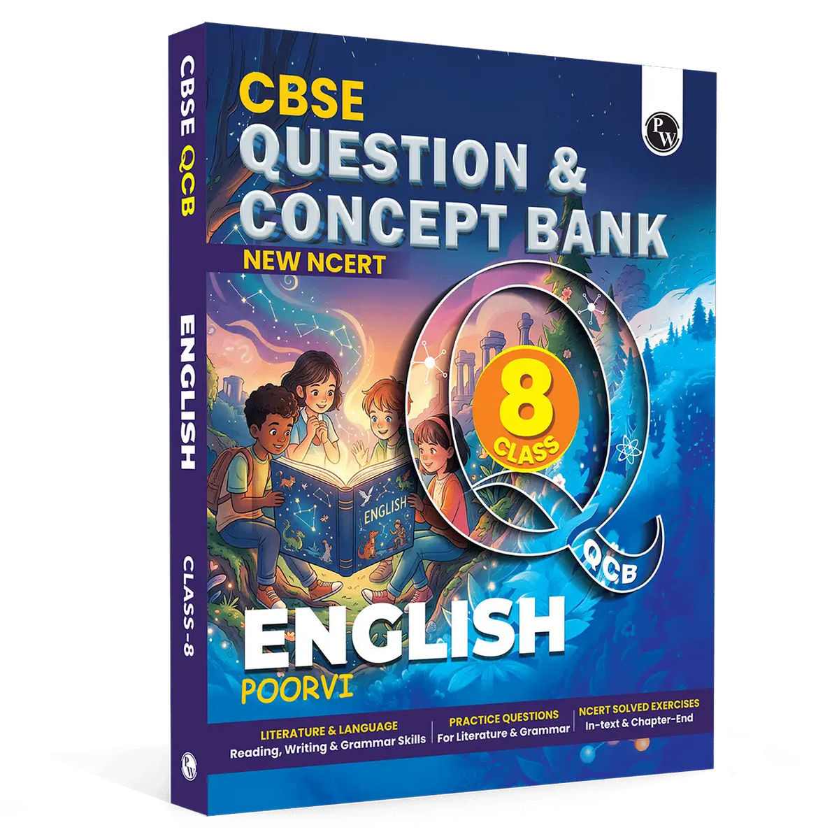 PW Concept & Question Bank Class 8 New NCERT English (Poorvi) for 2026 Exams| NCERT Exercises with Detailed Solutions | Literature & Language (Reading, Writing & Grammar) Practice Questions
By PW
