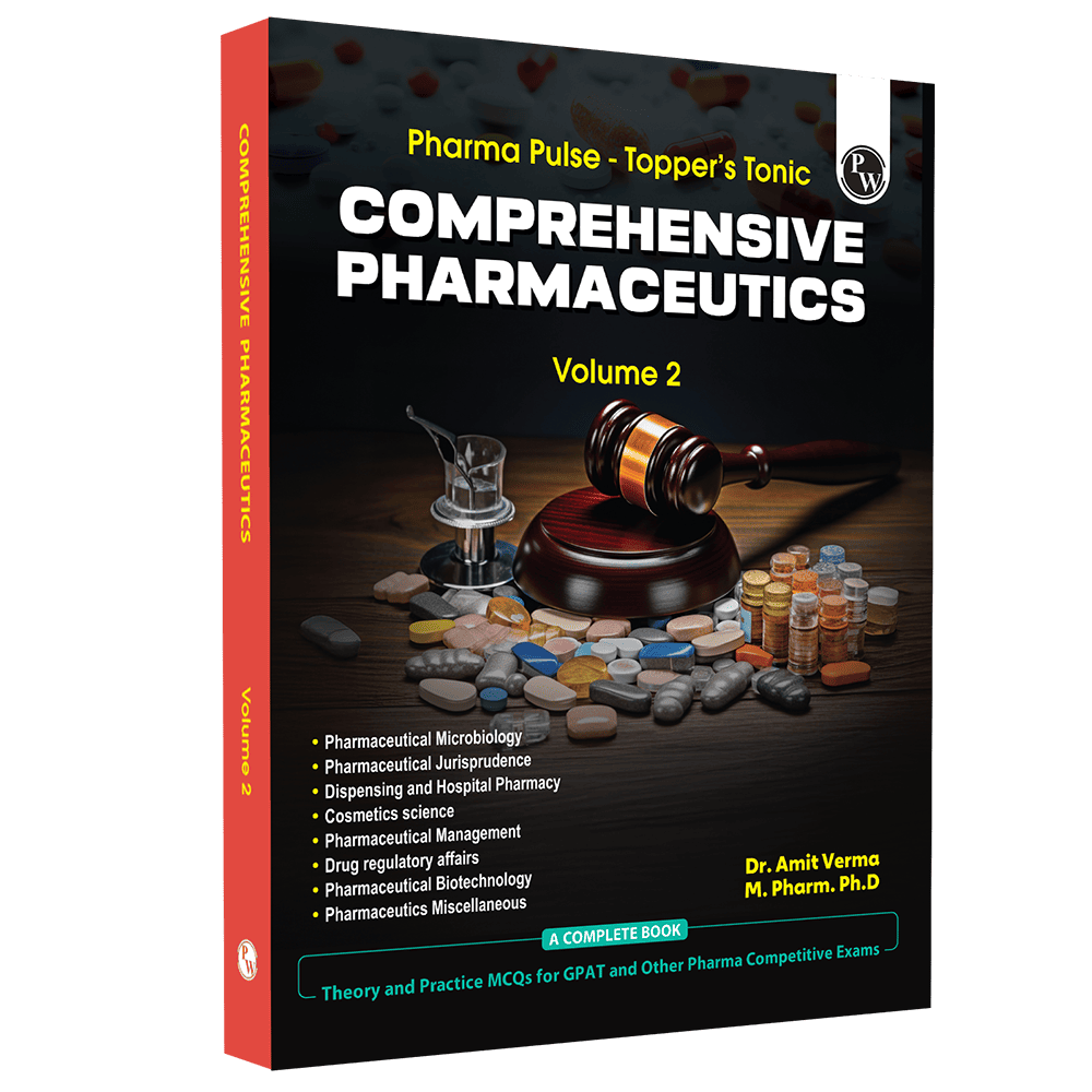 Pharma Pulse – Topper’s Tonic Comprehensive Pharmaceutics Volume 2 By Dr. Amit Verma | Theory and Practice MCQs for GPAT and Other Pharma Competitive Exam
By PW