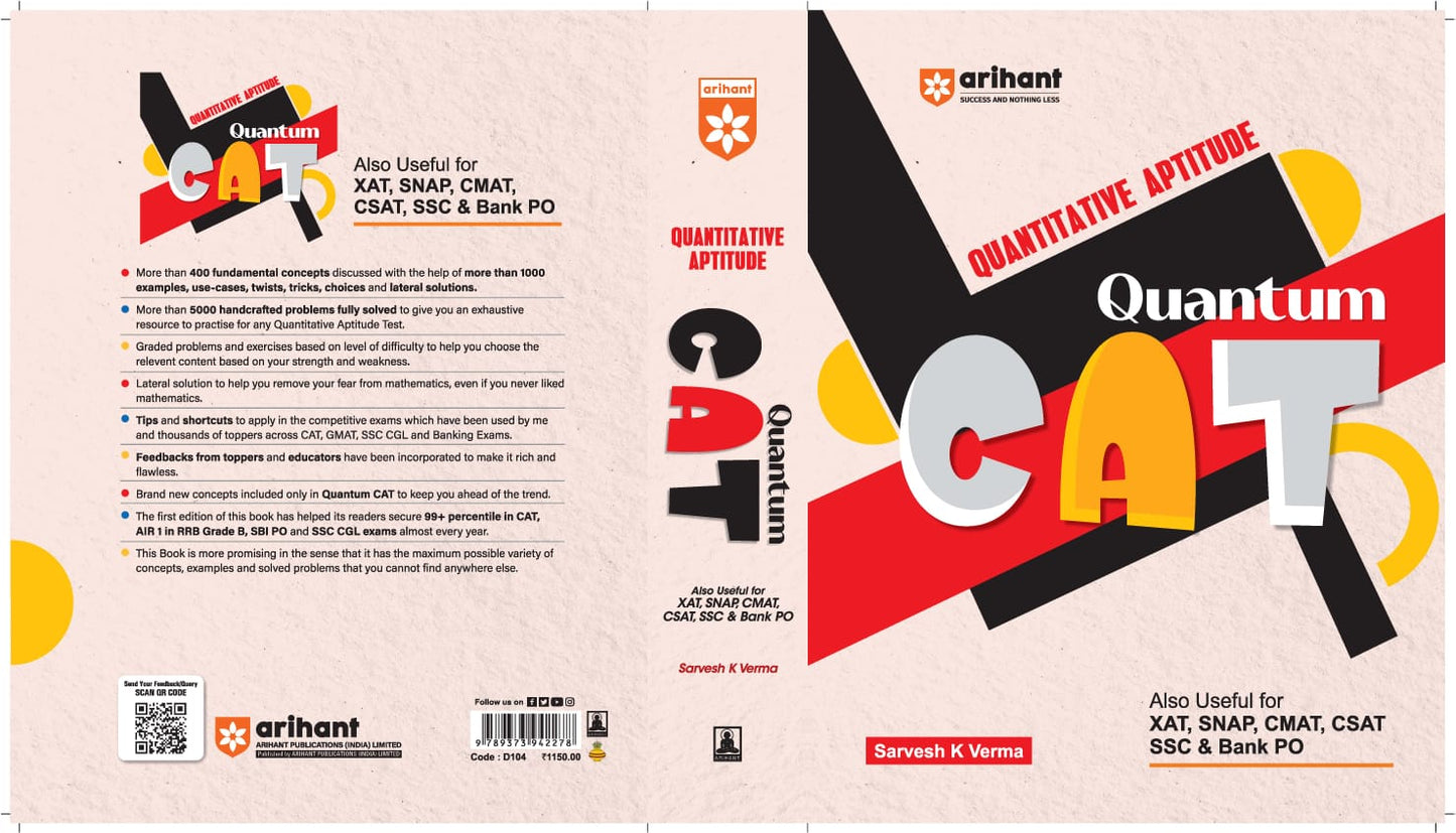 Quantum CAT | For CAT, XAT, SNAP, CMAT, SSC & Bank PO Arihant