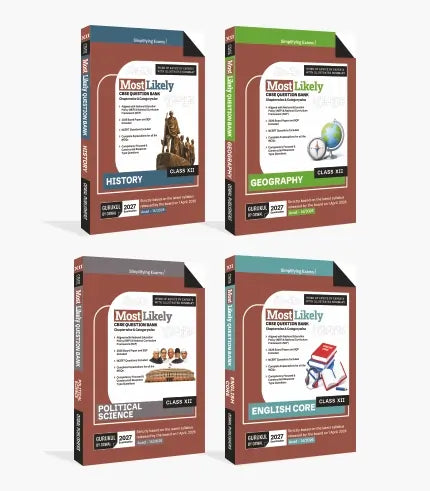 Most Likely CBSE Question Bank Class 12 Bundles (Set of 4)
History, Geography, Political Science & English for Exam 2027| Gurukul
By Oswal Publishers