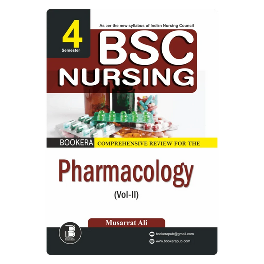 BP(QRS)-Pharmacology-II (E) Author: Musarrat Ali ,  Publisher : Bookera Publishers & Distributors