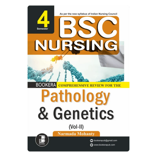 BP(QRS)-Pathology-II & Genetics (E) Author: Narmada Mohanty ,  Publisher : Bookera Publishers & Distributors