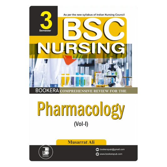 BP(QRS)-Pharmacology-I (E) Author: Musarrat Ali ,  Publisher : Bookera Publishers & Distributors