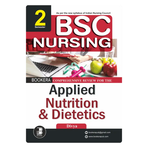 BP(QRS)-Applied Nutrition & Dietetics (E) Author: Divya , Publisher  : Bookera Publishers & Distributors