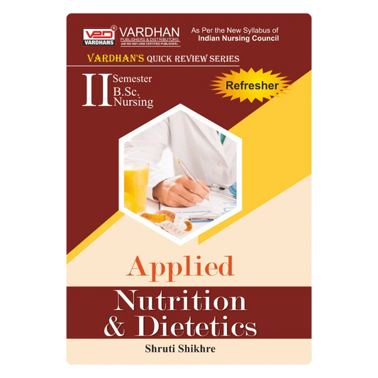 VPD(QRS)-Applied Nutrition & Dietetics (E) Author: Shruti Shikhre , Publisher : Vardhan Publishers & Distributors