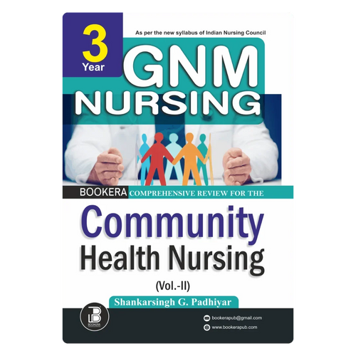 BP(QRS)-Community Health Nursing-II (E) Author: Shankarsingh G. Padhiyar ,  Publisher : Bookera Publishers & Distributors