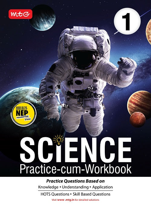 Class 1 Science Practice-cum-Workbook with NEP Guidelines,Publisher: MTG Learning Media Pvt Ltd