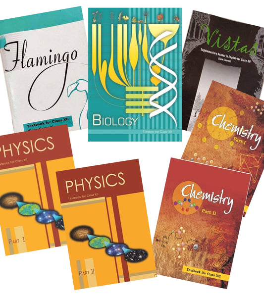 NCERT Class 12 Combo Physics ,Chemistry ,Biology, English ,Combo,bundle