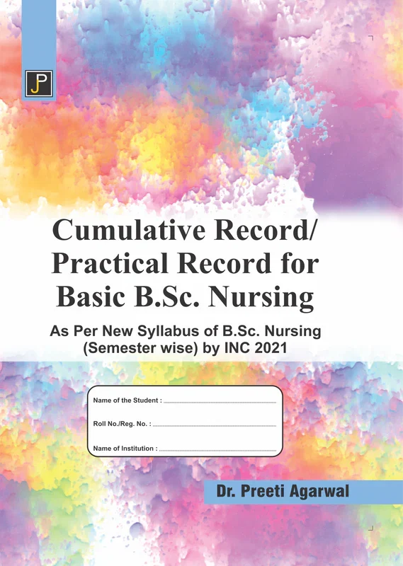 BSC CUMULATIVE RECORD BOOK By Dr. Priti Agarwal , Publisher: JainPublications