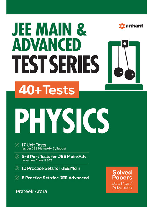 JEE Main & Advanced Test Series (50+ Tests) Physics |Arihant 
Paperback
ISBN
:
9789327194135
Binding
:
Paperback
MRP
