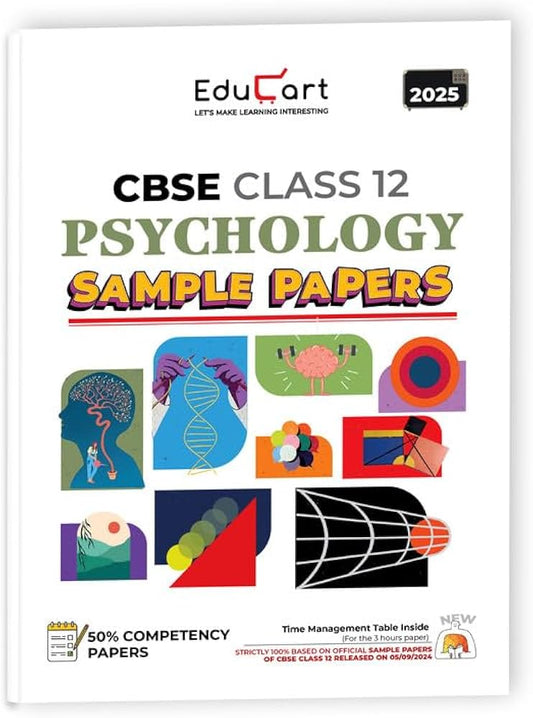 Educart CBSE Psychology Class 12 Sample Paper 2024-25 (On Latest CBSE Sample Paper of 5th Sep 2024)