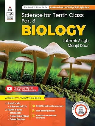 Lakhmir Singh Science Class 10 Biology - by Lakhmir Singh, Manjit Kaur (2025-26 Examination) schand