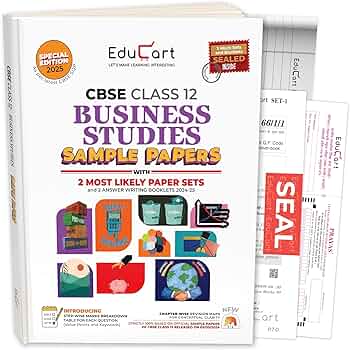 Educart CBSE Business Studies Class 12 Sample Paper 2024-25 (With exclusive CBSE Mock Booklets for 2025 Exam)