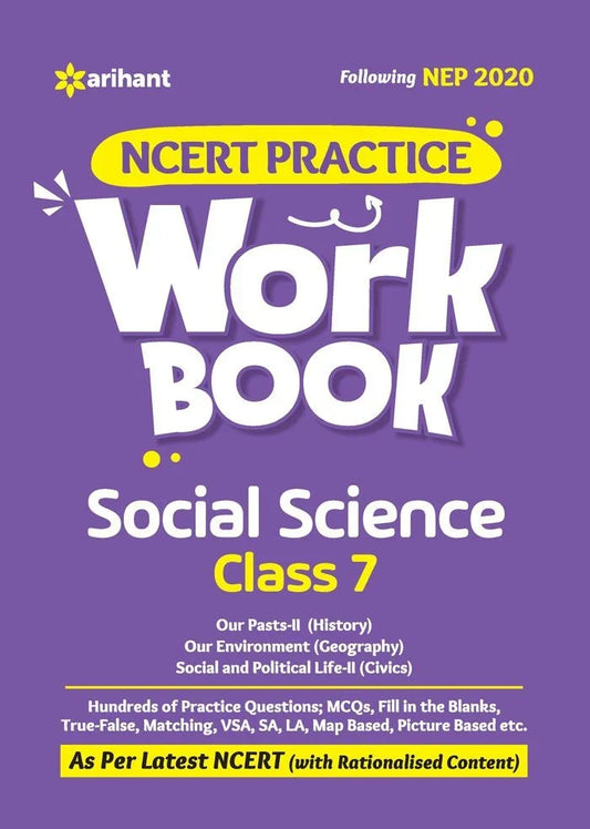 NCERT Practice Workbook Social Science Class 7, Author: Team Arihant , Publisher: Arihant prakashan