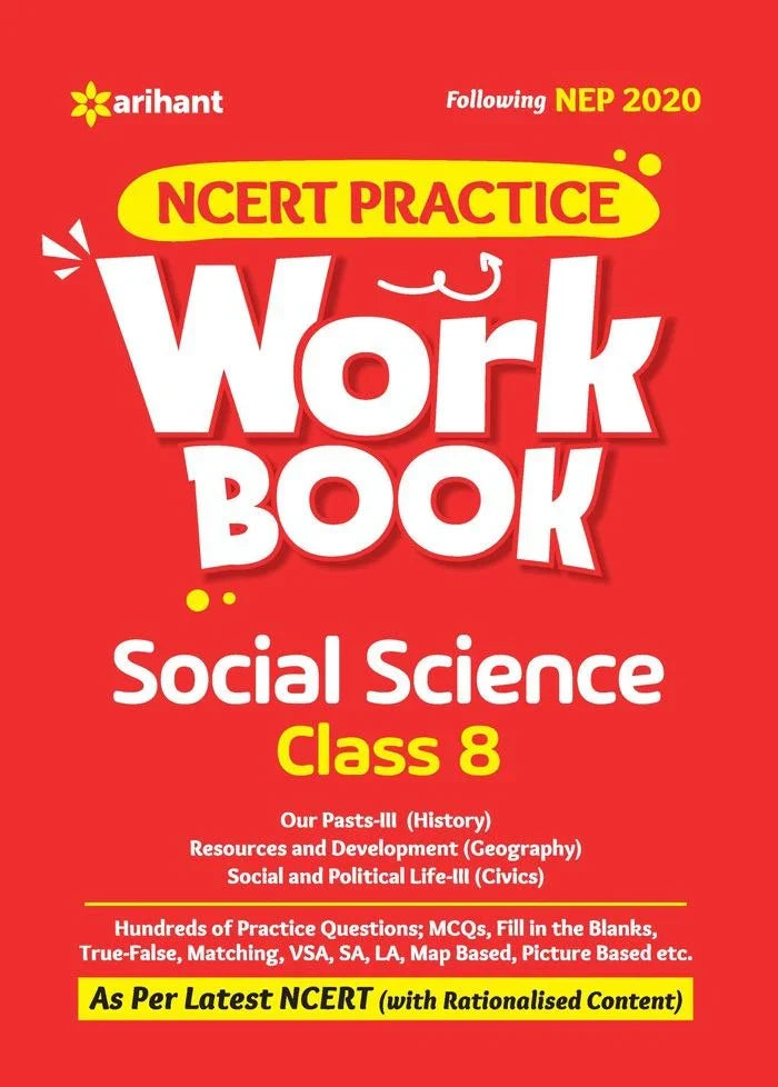 NCERT Practice Workbook Social Science Class 8, Author: Team Arihant , Publisher: Arihant prakashan