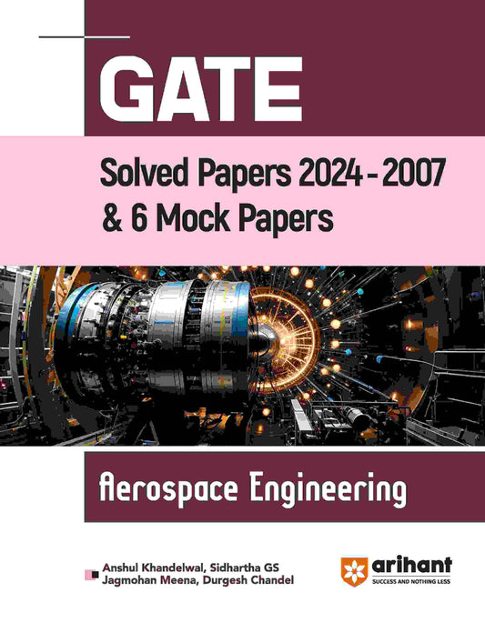 GATE Aerospace Engineering | Solved Papers (2024-2007) & 6 Mock Paper