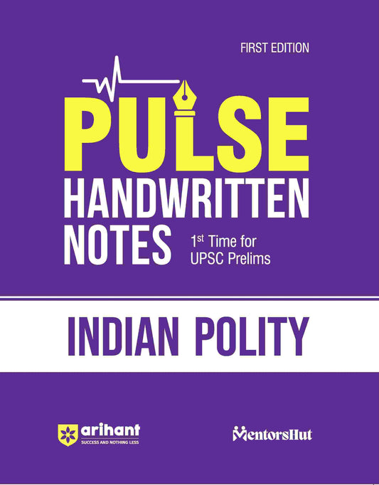 PULSE Handwritten Notes Indian Polity | For UPSC, State PCS & Other Competitive Exams | English Medium