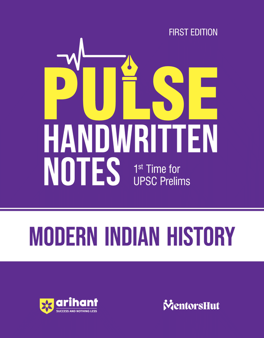 PULSE Handwritten Notes Modern Indian History | For UPSC, State PCS & Other Competitive Exams | English Medium