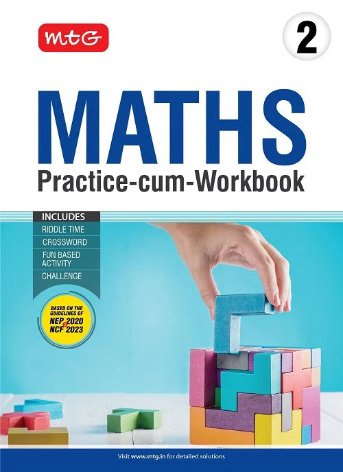 Class 2 Maths Practice-cum-Workbook with NEP Guidelines, Publisher: MTG Learning Media Pvt Ltd