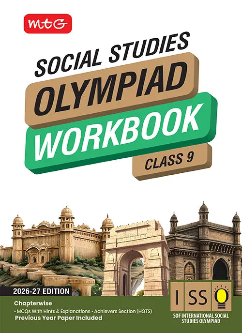 Class 9 International Social Studies Olympiad (ISSO) Workbook for 2026-27 Exam, Publisher: MTG Learning Media Pvt Ltd